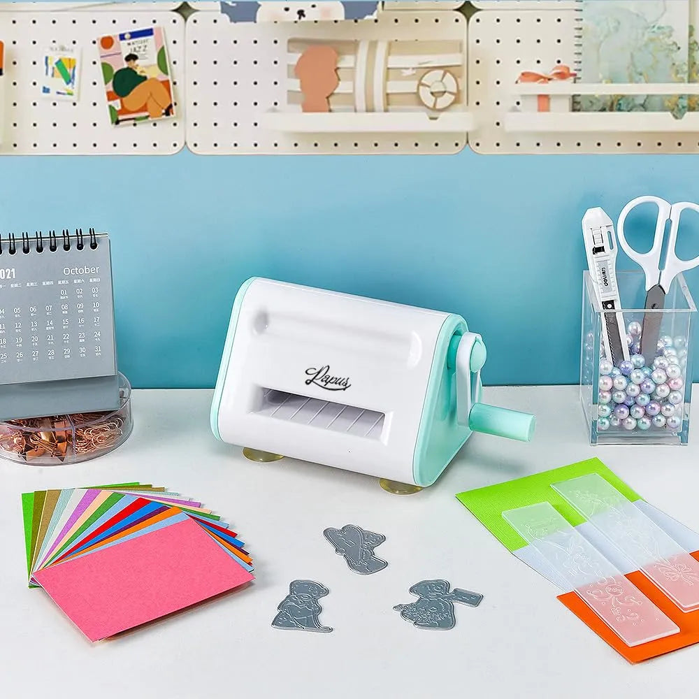 Mini Die Cutting & Embossing Machine Kit for Arts and Crafts, Scrapboo ...