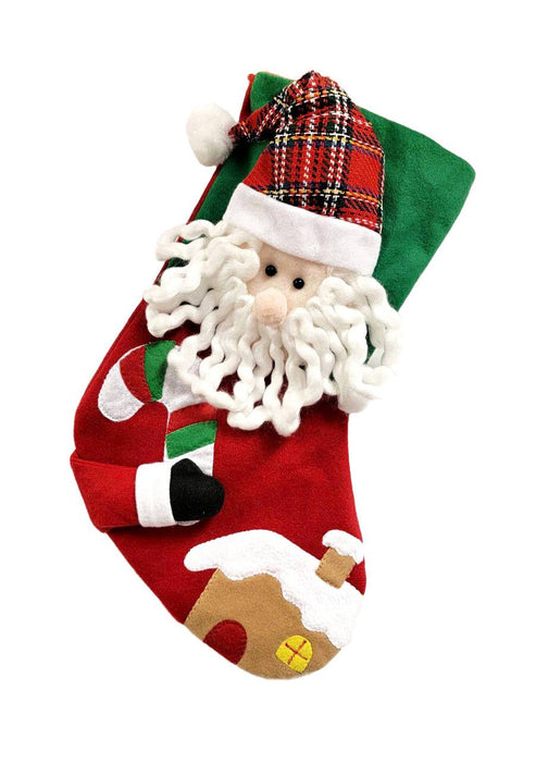 Santa Christmas Sock F07M5-4 Santa