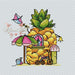 Pineapple - PDF Cross Stitch Pattern - Wizardi