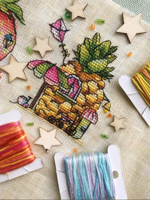 Pineapple - PDF Cross Stitch Pattern - Wizardi