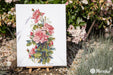 Pink Roses K-155 Counted Cross-Stitch Kit - Wizardi