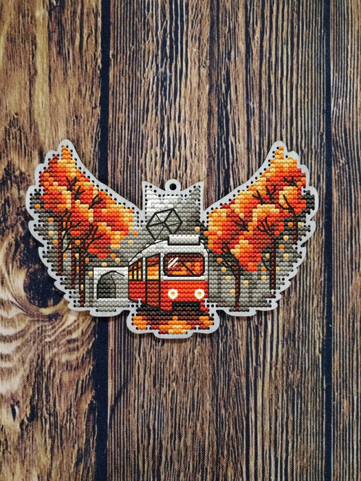 Autumn Tram - PDF Cross Stitch Pattern