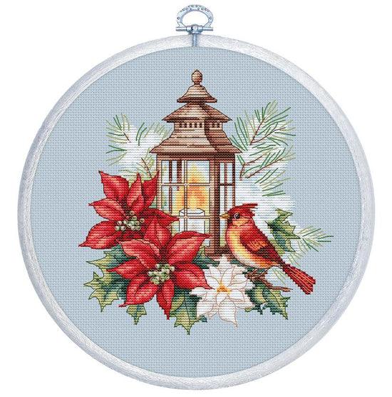 Poinsettia BC233L Counted Cross-Stitch Kit - Wizardi