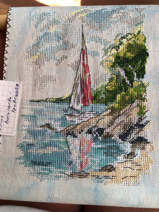 At the Shore - PDF Cross Stitch Pattern