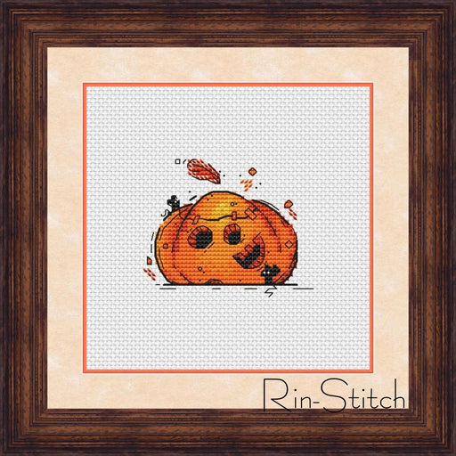 Pumpkin - Free PDF Cross Stitch Pattern - Wizardi