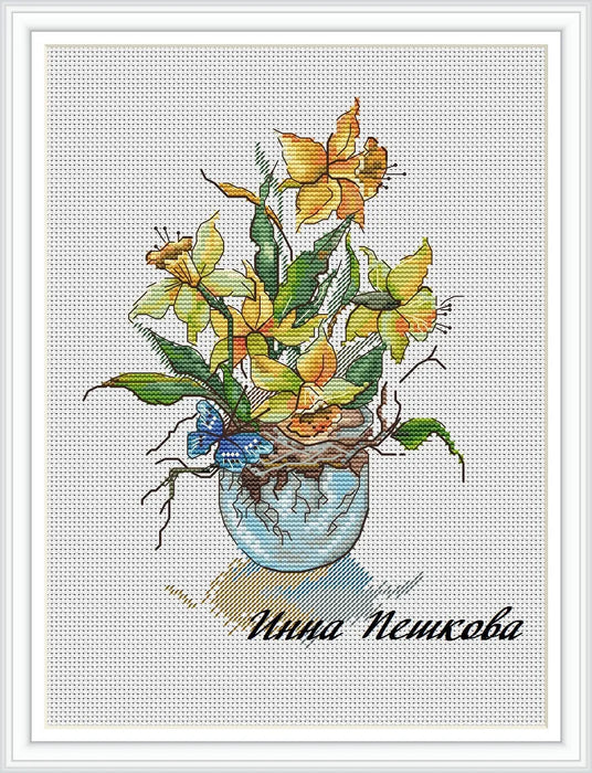 A Moment of Spring - PDF Cross Stitch Pattern