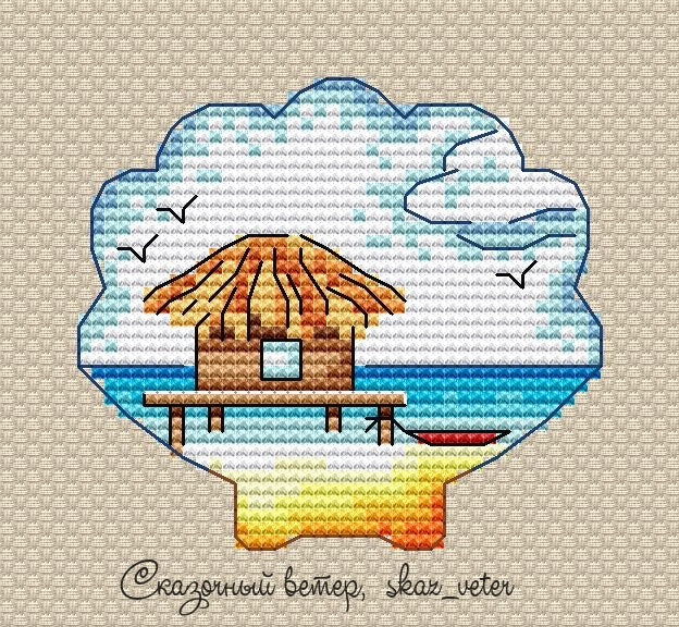 Seaside Dreams - PDF Cross Stitch Pattern