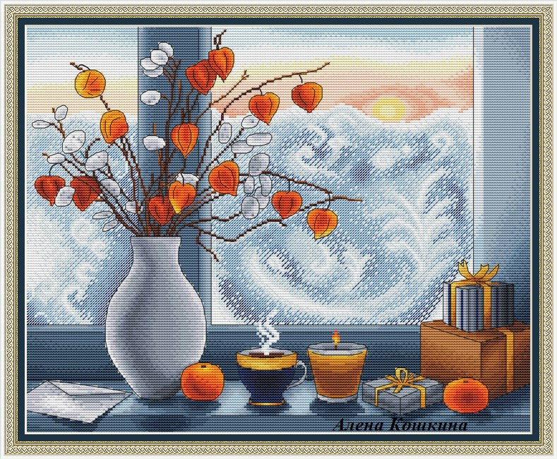 Physalis - PDF Cross Stitch Pattern