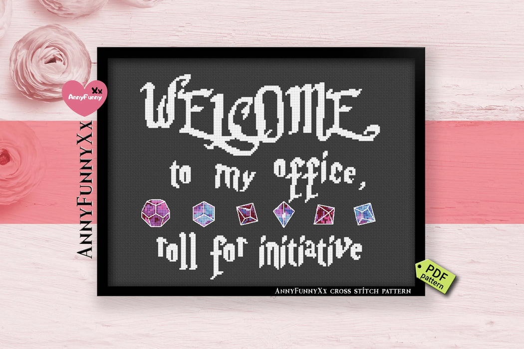 Welcome to the Office - PDF Cross Stitch Pattern