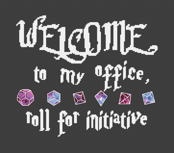 Welcome to the Office - PDF Cross Stitch Pattern