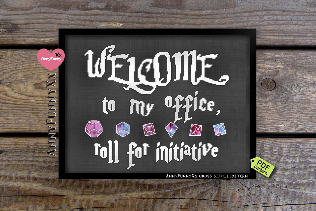 Welcome to the Office - PDF Cross Stitch Pattern