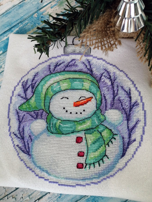 Snowman - PDF Cross Stitch Pattern