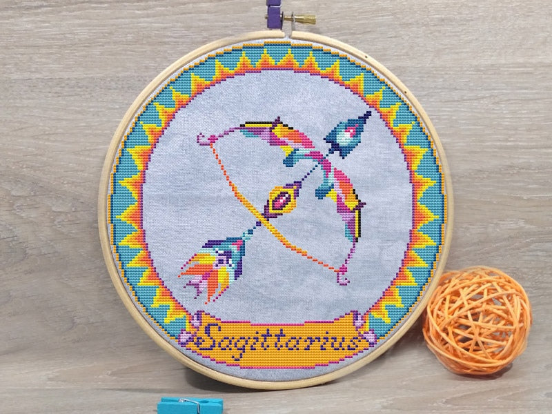 Sagittarius - PDF Cross Stitch Pattern