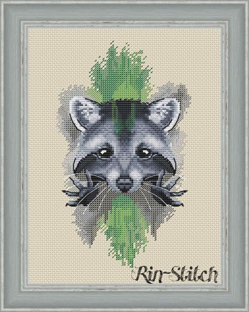 Raccoon - PDF Cross Stitch Pattern - Wizardi