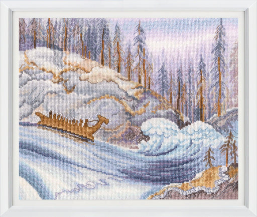 River of Time M990 Counted Cross Stitch Kit - Wizardi