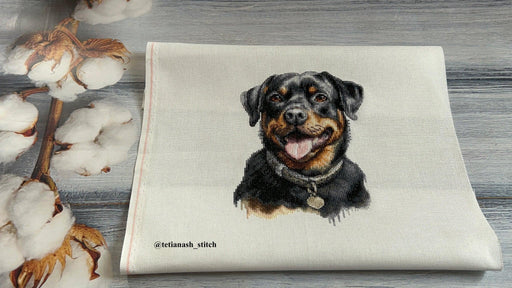 Rottweiler BC229L Counted Cross-Stitch Kit - Wizardi