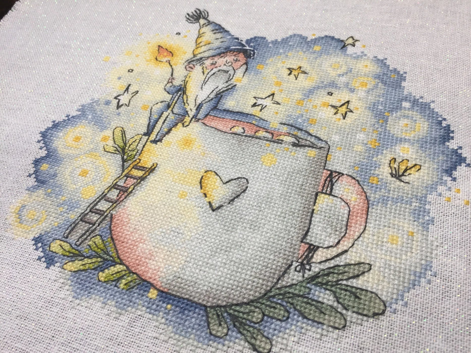 Cup of Magic - PDF Cross Stitch Pattern