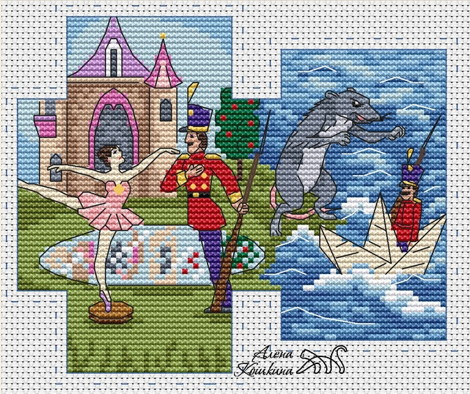 The Steadfast Tin Soldier - PDF Cross Stitch Pattern