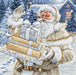 Santa and Pressies BU5034L Counted Cross-Stitch Kit - Wizardi