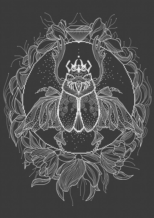 Scarab - PDF Cross Stitch Pattern - Wizardi