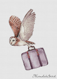 Wizarding Owl - PDF Cross Stitch Pattern