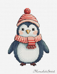 Frosty Flippers - PDF Cross Stitch Pattern
