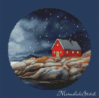Nordic Night - PDF Cross Stitch Pattern