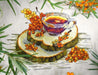 Sea buckthorn tea - PDF Cross Stitch Pattern - Wizardi