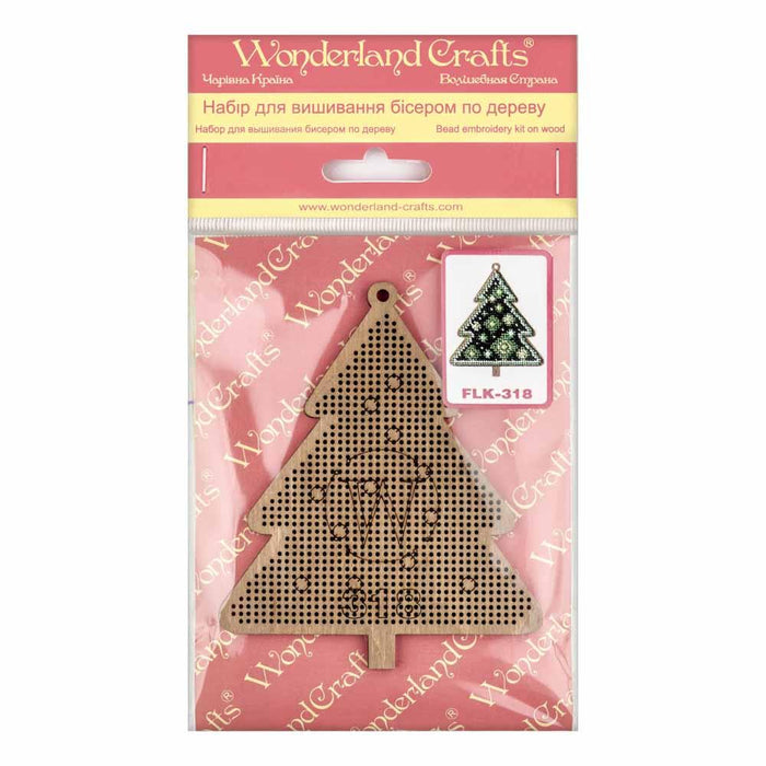 Set for embroidery with beads on wood FLK-318 - Wizardi
