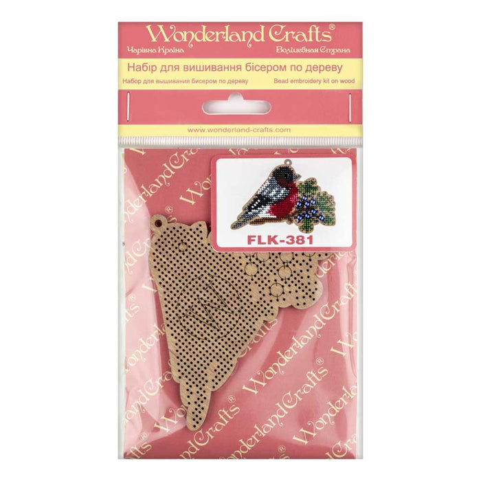 Set for embroidery with beads on wood FLK-381 - Wizardi