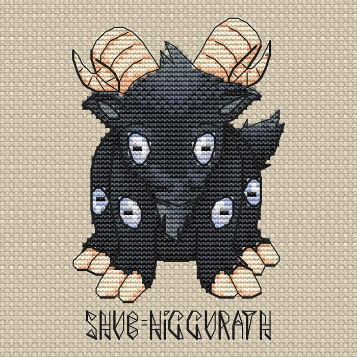 Shub-Niggurath - PDF Cross Stitch Pattern - Wizardi