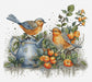 Song of The Birds BU5031L Counted Cross-Stitch Kit - Wizardi