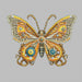 Steampunk Butterfly - PDF Cross Stitch Pattern - Wizardi