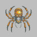 Steampunk Spider - PDF Cross Stitch Pattern - Wizardi