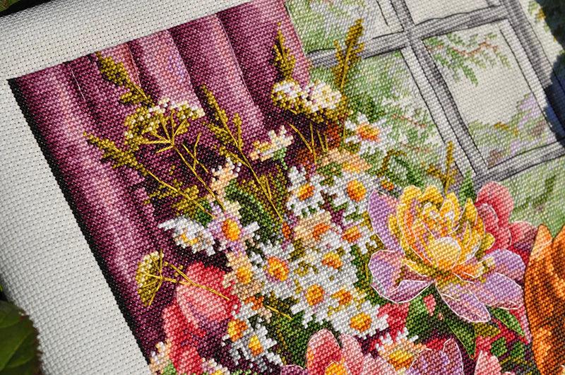 Summer Afternoon K-86 Counted Cross-Stitch Kit - Wizardi