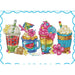 Summer coffees - PDF Cross Stitch Pattern - Wizardi