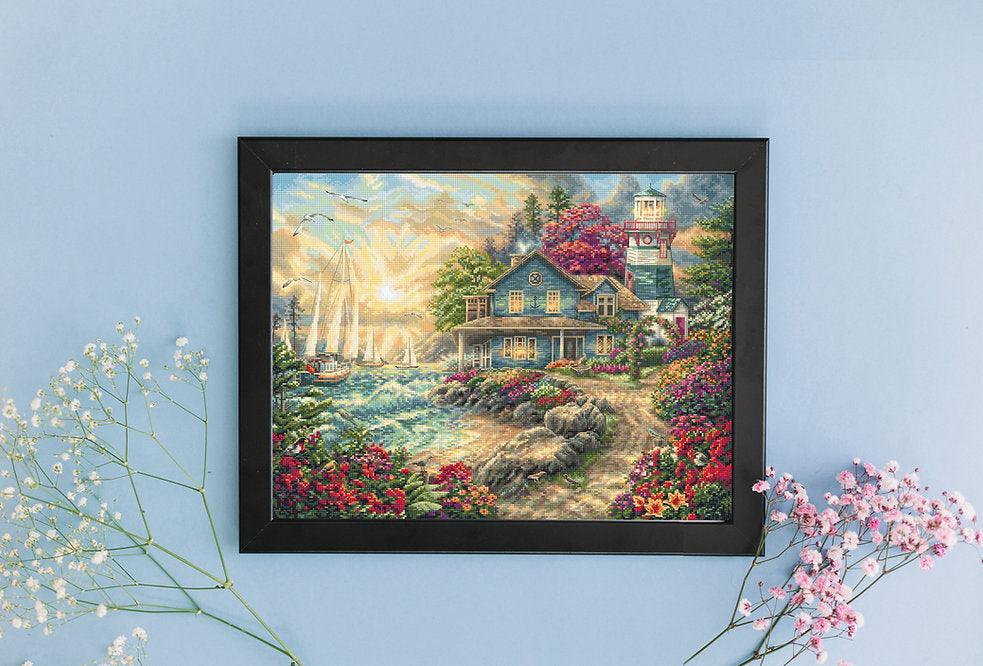 Sunrise by the Sea L8068 Counted Cross Stitch Kit - Wizardi