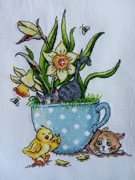 Ginger & Ash. April - PDF Cross Stitch Pattern