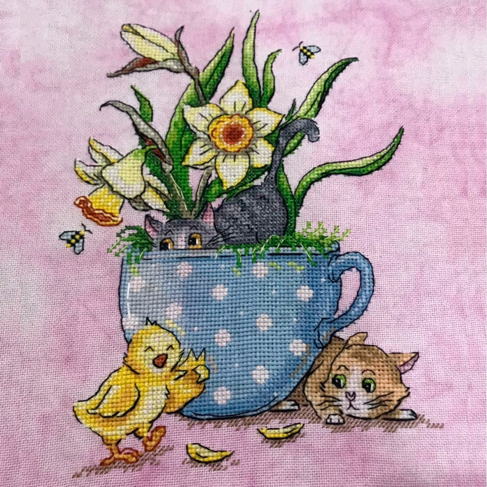 Ginger & Ash. April - PDF Cross Stitch Pattern