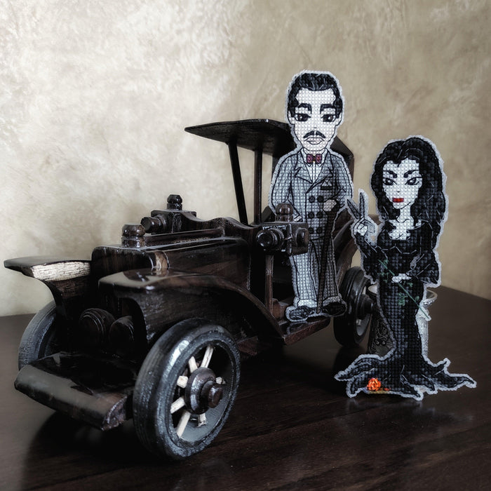 The Addams Family: Gomez - PDF Cross Stitch Pattern - Wizardi