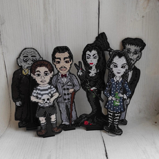 The Addams Family - PDF Cross Stitch Pattern - Wizardi