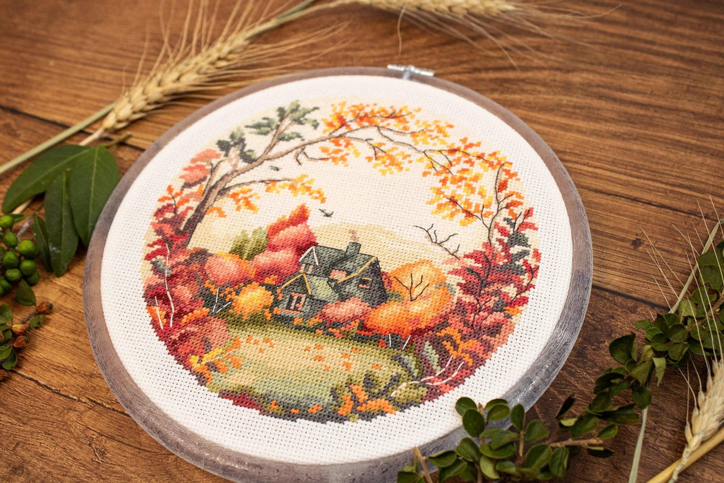 The Autumn BC221L Counted Cross-Stitch Kit - Wizardi