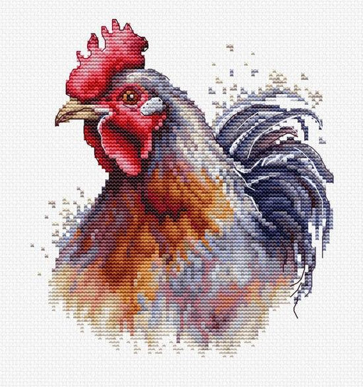 The Cock BC217L Counted Cross-Stitch Kit - Wizardi