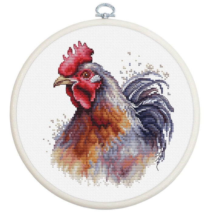 The Cock BC217L Counted Cross-Stitch Kit - Wizardi