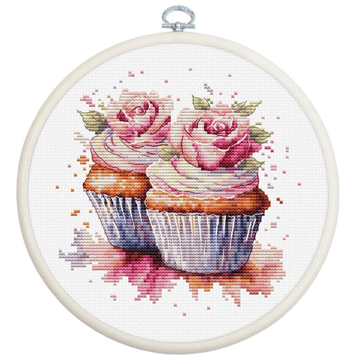 The Cupcakes BC215L Counted Cross-Stitch Kit - Wizardi