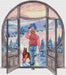 The door to winter - PDF Cross Stitch Pattern - Wizardi