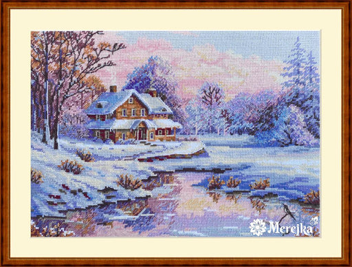 The First Snow K-240 Counted Cross-Stitch Kit - Wizardi