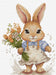 The Happy Bunny B1410L Counted Cross-Stitch Kit - Wizardi
