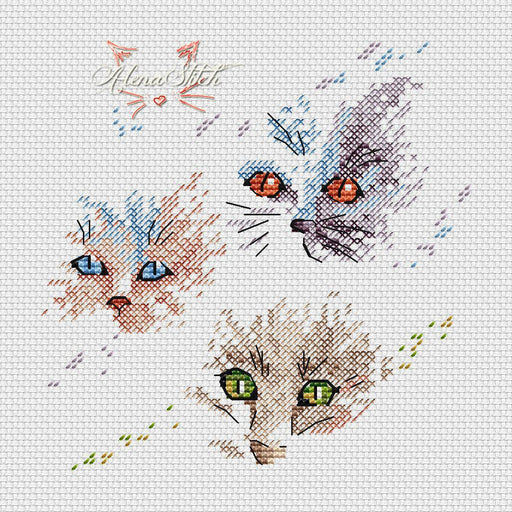 The look - PDF Cross Stitch Pattern - Wizardi