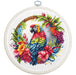 The Tropical Parrot BC201L Counted Cross-Stitch Kit - Wizardi
